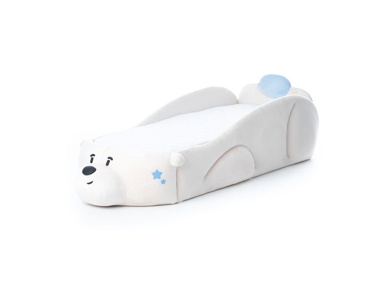 Кровать Romack Мишка Pasha Белый Велюр
