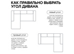 Диван угловой Левел 1+2+От+ПШ