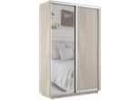 Шкаф-купе Экспресс 2-х дверный (дсп/зеркало) гл.600