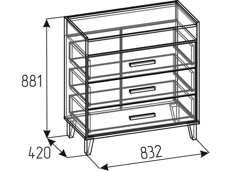 Айрис 455 Комод